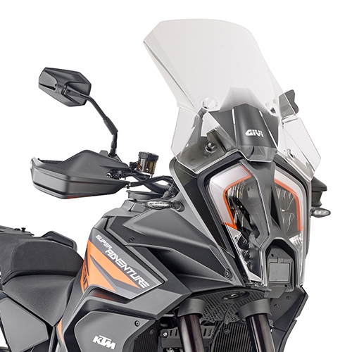 GIVI Windscherm, moto en scooter, D7713ST Verhoogd transparant
